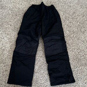 Lands' End Kids Black Waterproof Squall Snow Pants